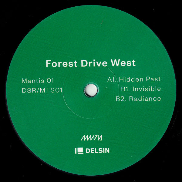 Image of Label Cover of 12" - EX/EX - FOREST DRIVE WEST, Mantis 01 (Delsin; DSR/MTS01, Netherlands 2020, Picture Sleeve), , - 2926226E