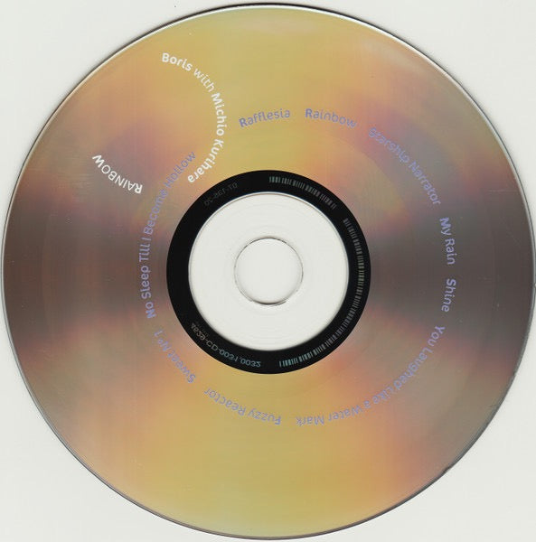 Image of Label Cover of CD - VG+/VG+ - BORIS WITH MICHIO KURIHARA, Rainbow (Drag City; DC338CD, US 2007 Reissue, Jewel Case), , - 2916385C