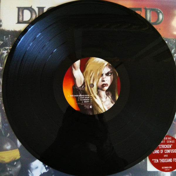 Image of Label Cover of 2xLP - EX/EX - DISTURBED, Ten Thousand Fists (Reprise Records ; 9362-49253-4, Europe 2015, Gatefold, Insert), , - 2926120E