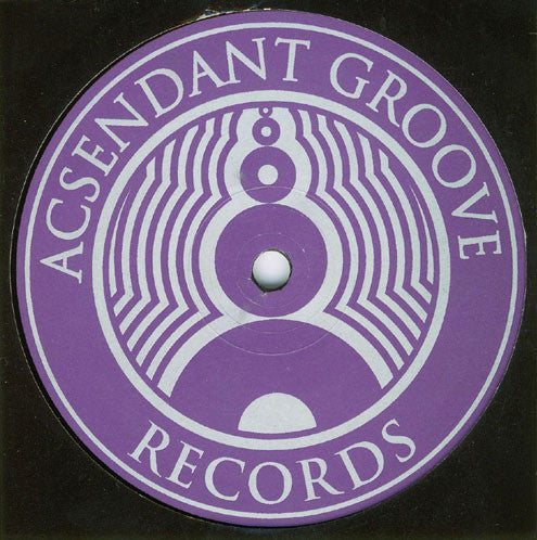 Image of Back Cover of 12" - G+/G - TQ ONE, Interactive / Singularity (Ascendant Grooves; AG 003, UK 1998, Die Cut Company Sleeve), Significant scuffs and scratches on both sides + extensive hairlines. Sleeve worn and marked., - 3016032C