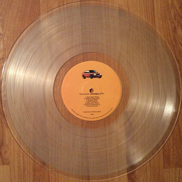 Image of Label Cover of LP - VG/VG+ - FRANK OCEAN, nostalgia, ULTRA. (Not On Label (Frank Oc; FRANKULTRA003, Germany 2014, Unofficial Release, Clear Vinyl), , - 3046032S