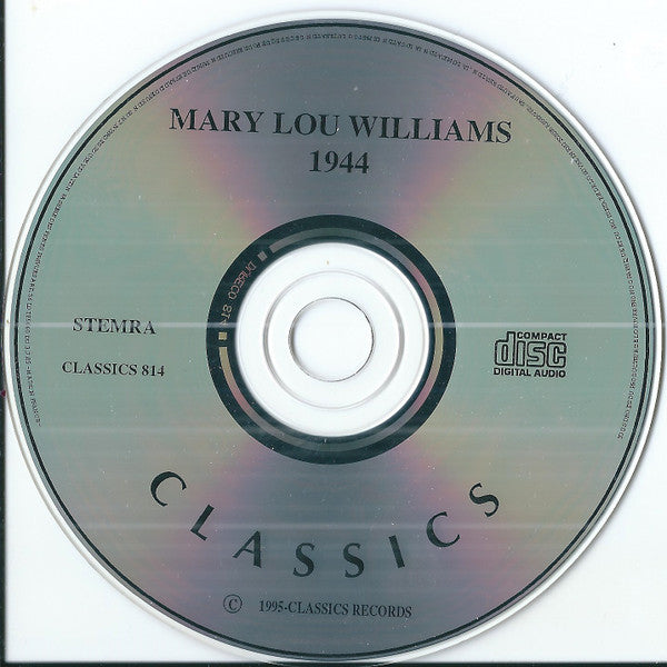 Image of Label Cover of CD - VG+/VG+ - MARY LOU WILLIAMS, 1944 (Classics ; CLASSICS 814, France 1995), , - 3056005S