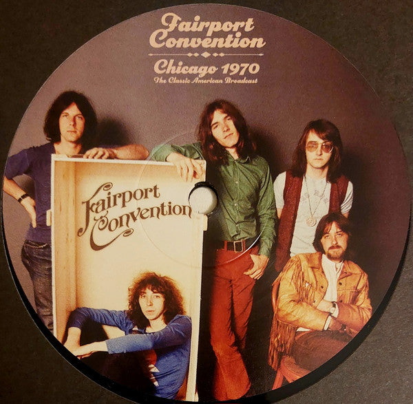 Image of Label Cover of 2xLP - VG/VG+ - FAIRPORT CONVENTION, Chicago 1970 (Parachute Music; PARA481LP, UK & Ireland 2021, Gatefold, Black Inners, Unofficial Release), Still in shrinkwrap, top left corner crease., - 3216157C