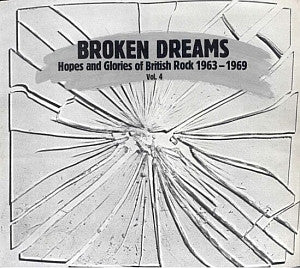 Image of Front Cover of LP - VG/EX - VARIOUS ARTISTS, Broken Dreams - Hopes And Glories Of British Rock 1963-1969 - Vol. 4 (Line/OutLine ; OLLP 5395 AS, Germany 1984, Company Inner), Split Seam, - 3026122E