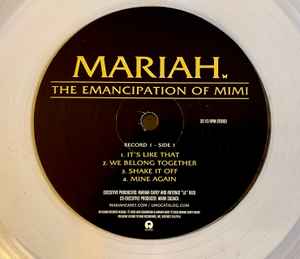 Image of Label Cover of 2xLP - VG+/EX - MARIAH CAREY, The Emancipation Of Mimi (Island Records; B0031627-01, US 2021, Gatefold, Insert, Limited Edition, Reissue, Clear Vinyl), , - 3026191E