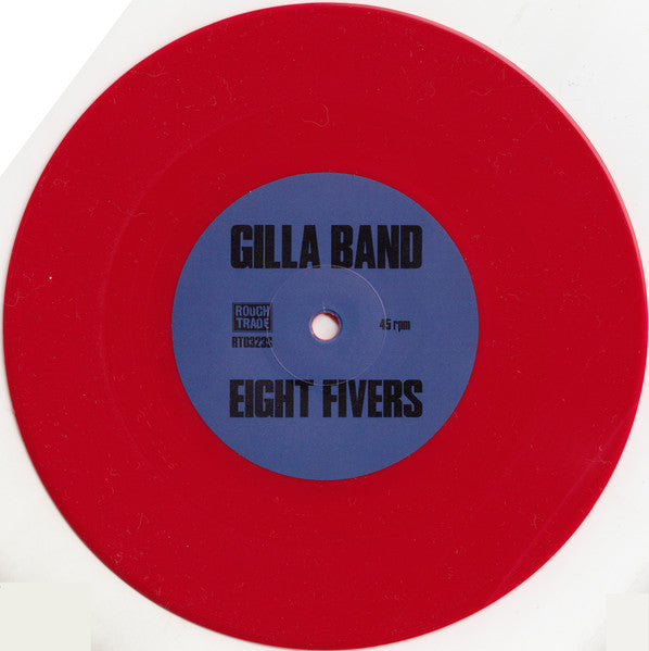 Image of Label Cover of 7" - VG+/VG+ - GILLA BAND, Eight Fivers (Rough Trade; RT0323S, UK 2022, Picture Sleeve, Limited Edition Red Vinyl), , - 3016223C
