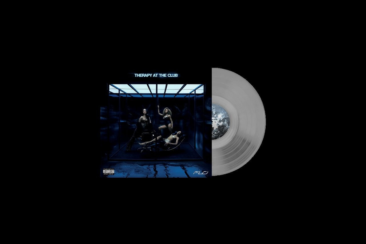 Image of Back Cover of LP - NEW/NEW - FLO, Therapy At The Club (EMI; EMIVX2156, Europe 2026, Inner & Insert, A3 Poster, Sticker, Indie Exclusive 'The Glass' Transparent Vinyl), , FLO are leading the modern revival of the British girl group and doing so at a scale not seen in over two decades. With over half a billion global streams, the trio have delivered the highest-selling tour by a British girl group in more than 20 years, becoming the first since the Spice Girls to reach that milestone. They are also