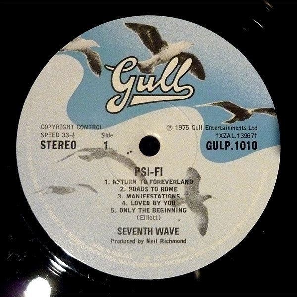 Image of Label Cover of LP - VG/VG - SEVENTH WAVE, Psi-Fi (Gull; GULP 1010, UK 1975, Company Inner), , - 3016228C