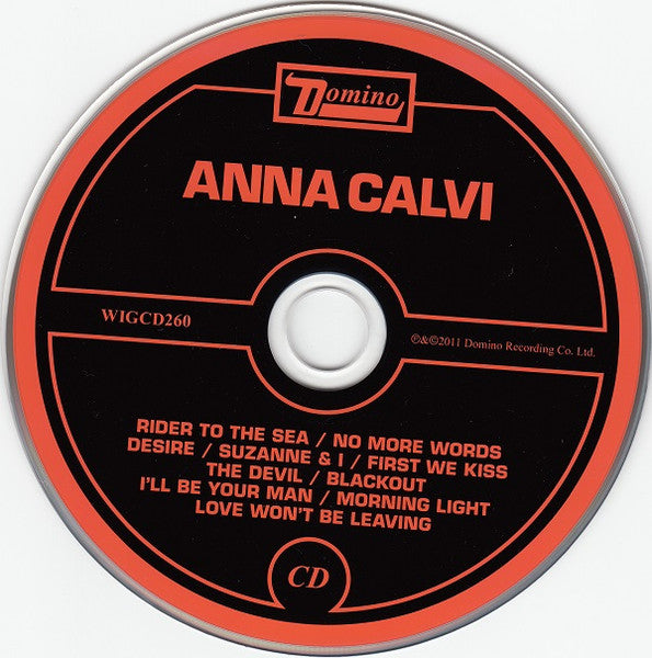 Image of Label Cover of CD - VG+/VG - ANNA CALVI, Anna Calvi (Domino; WIGCD260, UK 2011, Mixed, Compilation, Promo), Light Marks, - 3056084S