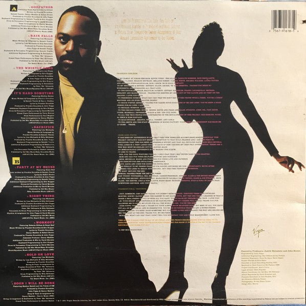 Image of Back Cover of LP - VG/VG+ - FRANKIE KNUCKLES, Beyond The Mix (Virgin; 1-91618, US 1991), Light Creased On Bottom Of Sleeve, - 3046253S