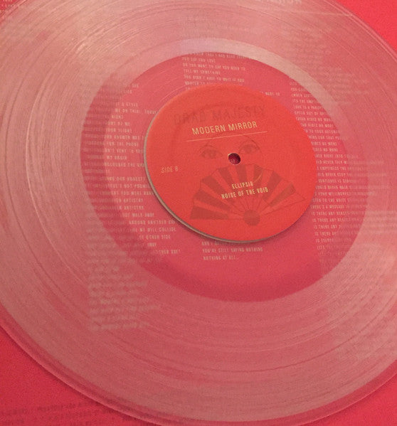 Image of Label Cover of 2xLP - EX/EX - DRAB MAJESTY, Modern Mirror (Dais Records; DAIS136, US 2019, 2 Inners, Limited Edition Clear vinyl), , - 3126006E