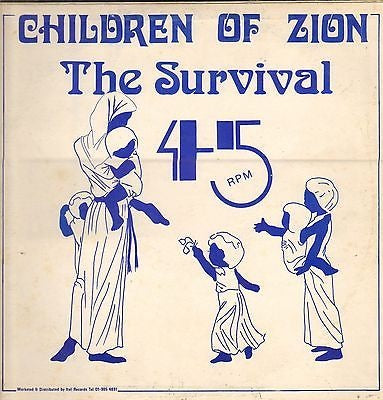 Image of Front Cover of 12" - VG/G+ - THE SURVIVORS, Children Of Zion / Third World Rebellion (Nationwide; NWD 004, UK 1970s, Picture Sleeve), Covered in light marks, plays through fine, sounds VG. WOL. Ringwear and stains on sleeve, it is intact and still looks nice., - 3116069C