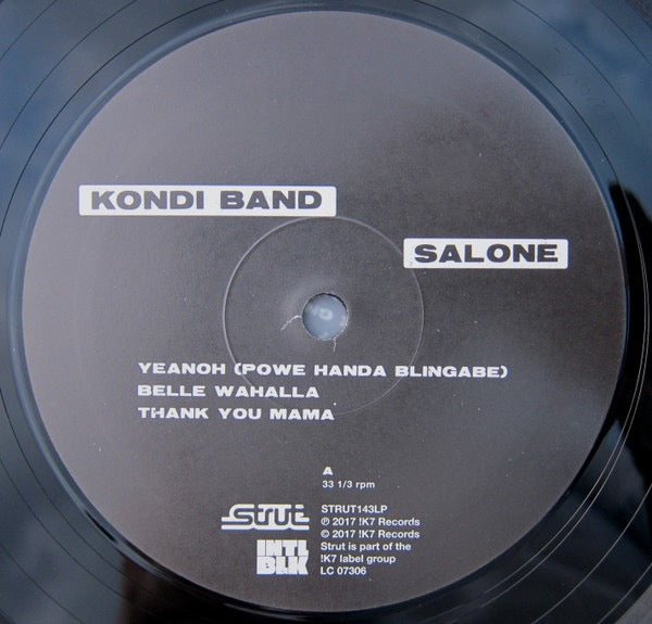 Image of Label Cover of LP - NEW/NEW - KONDI BAND, Salone (Strut; STRUT143LP, Europe 2017), , - 3036141E