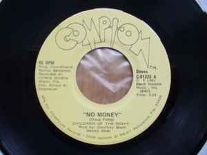 Image of Front Cover of 7" - /EX - THE MONSTERS, No Money / Night Child (Compton; C-91225, US 1981, Plain sleeve), , - 3156049S