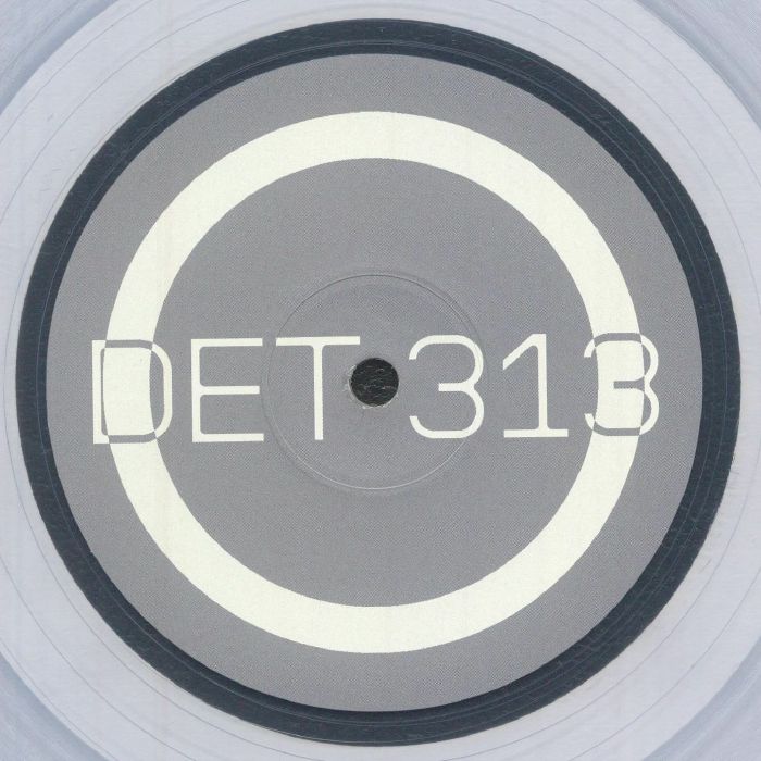 Image of Back Cover of 12" - NEW/NEW - GIGI GALAXY, Interview With An Alien (feat Delano Smith mix) (DET 313; DET 313ECLEAR, Germany 2026 Reissue, Limited Clear Vinyl), , The Gigi Galaxy (Gary Martin) classic returns via another timely reissue two years after the last and restores a cult Detroit techno classic to circulation, complete with its 2023 remix from Delano Smith. The original remains a sci-fi floor weapon: relentless four-to-the-floor drive meets a throbbing, neo-disco bassline that evokes a Giorg