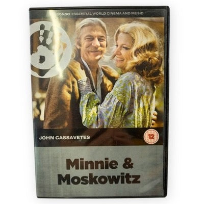 Image of Front Cover of DVD - VG+/VG+ - JOHN CASSAVETES, Minnie and Moskowitz (Mr Bongo; MRBDVD0036, US , All regions), , - 3136171E