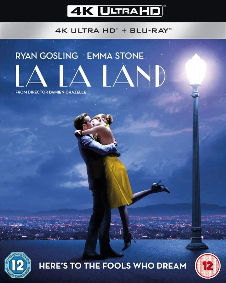 Image of Front Cover of 2xBlu-Ray - VG+/VG+ - DAMIEN CHAZELLE, La La Land (Lionsgate ; LIU95432, Europe , Slipcase, 4 Cards, 4K HD + Blu ray), , - 136176E
