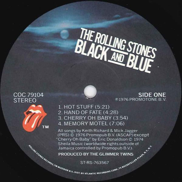 Image of Label Cover of LP - VG/VG - THE ROLLING STONES, Black And Blue (Rolling Stones Records; COC 79104, US 1976, Gatefold, Inner, Presswell Pressing), , - 3146298S