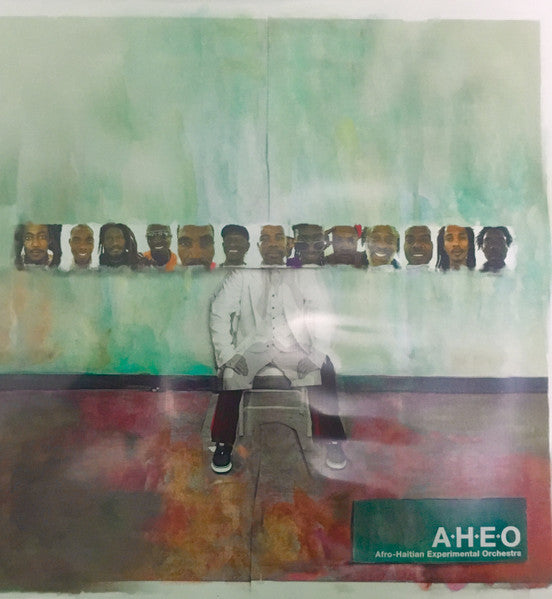 Image of Front Cover of LP - VG+/VG+ - AHEO, Afro-Haitian Experimental Orchestra (Glitterbeat; GBLP 035 Indigo LP 126621, France 2016), , - S