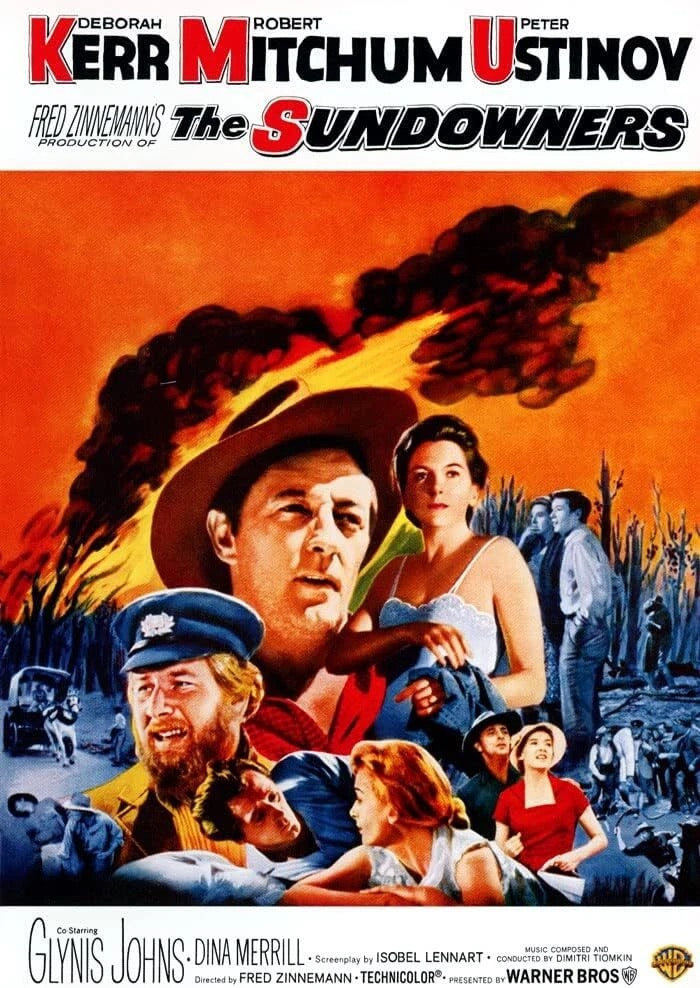 Image of Front Cover of DVD - VG+/VG+ - FRED ZINNEMANN, ROBERT MITCHUM, The Sundowners (Warner Bros; 111348, UK , Region 1 US), , - 3236014E