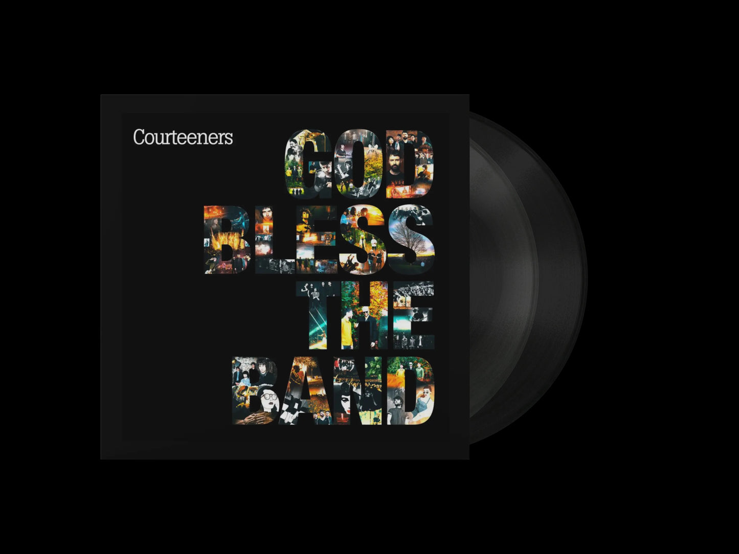 Image of Back Cover of 2xLP - NEW/NEW - COURTEENERS, God Bless The Band (Ignition Music Ltd; IGNLP306C, UK 2026, Crystal Clear Vinyl), , God Bless The Band is released on 28th August 2026. God Bless The Band celebrates an incredible two decades of Courteeners, featuring tracks from their seven studio albums - St. Jude (2008), Falcon (2010), Anna (2013), Concrete Love (2014), Mapping the Rendezvous (2016), More. Again. Forever. (2020) and Pink Cactus Cafe (2024) - along with two brand new tracks ‘The Luckies