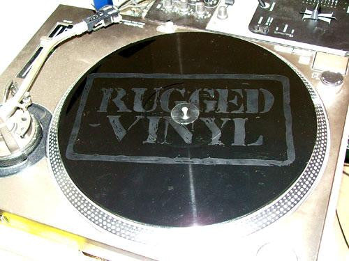 Image of Back Cover of 12" - /G+ - D.O.P.E., Dope On Plastic Pt. II (Rugged Vinyl Records; RUGGED 3, UK 1993, Single Sided, Etched), Plenty of marks but plays well, - 3226069E