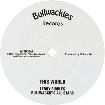 Image of Label Cover of 12" - EX/EX - LEROY SIBBLES / NOEL DELAHAYE / JAH SCULLY, This World / Pretty Looks (Wackie's; W-1050, Germany 2002 Reissue, Company Sleeve), , - 3216110C
