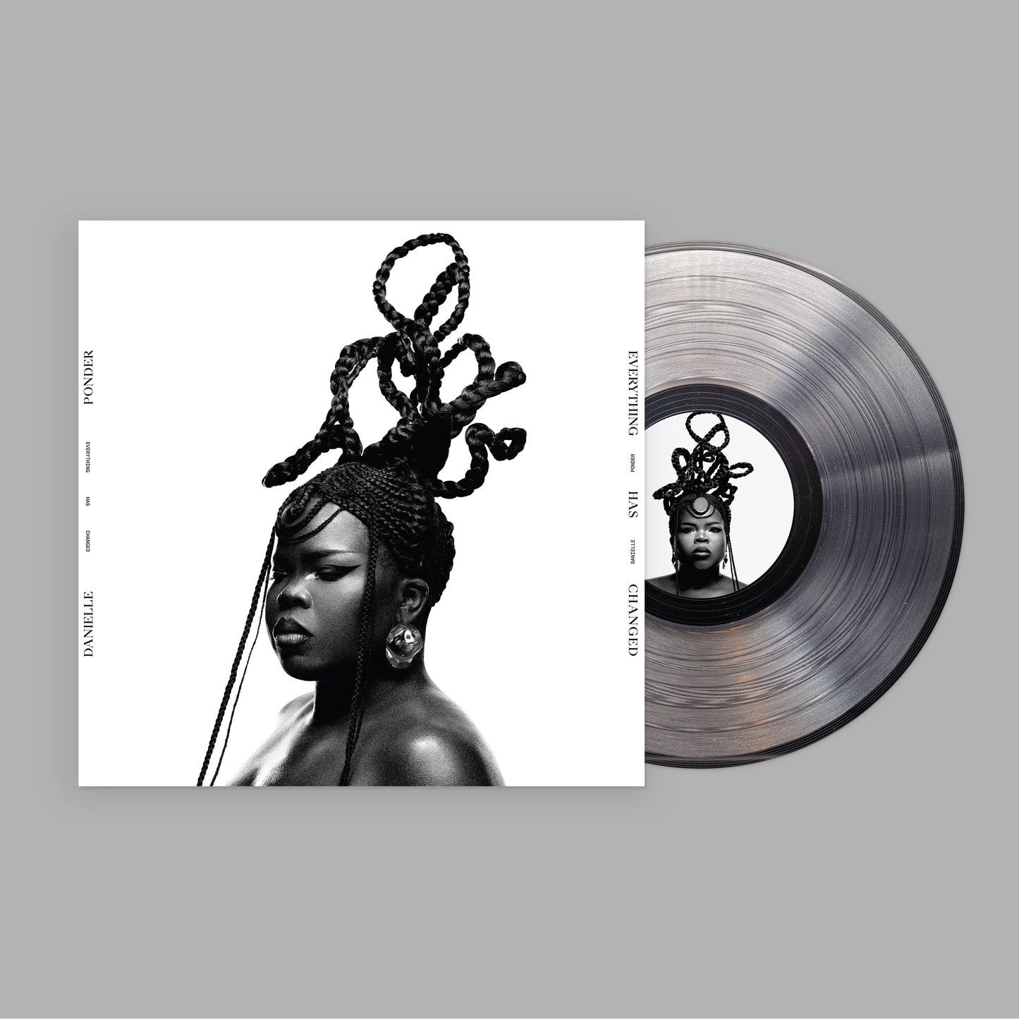 Image of Back Cover of 1xLP - NEW/NEW - DANIELLE PONDER, Everything Has Changed (Dead Oceans; SAD019LP-C1, UK 2026, Crystal Clear Vinyl), , Danielle Ponder is done waiting for a future version of herself to arrive. Everything Has Changed is Ponder's anticipated sophomore album and debut on Dead Oceans in partnership with Phoebe Bridgers. The LP is Ponder’s most self-assured statement to date, crafted through a period of immense transformation as the beloved vocalist propelled from being a lawyer to a full-f