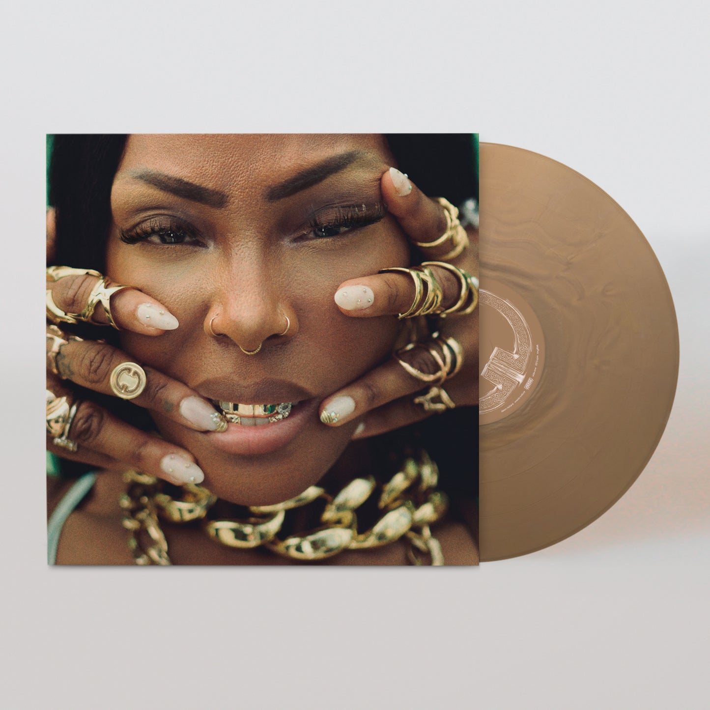 Image of Back Cover of 1xLP - NEW/NEW - DAWN RICHARD, Creole Culture (Merge Records; MRG896LP-C1, UK 2026, Indie Exclusive, Translucent Champagne Wave Vinyl), , Creole Culture is the triumphant return of Dawn Richard’s King Creole era. Steeped in history but with its flag planted firmly in the future, Creole Culture pulls elements from Richard’s heritage as a Black and Native American woman who has spent a lifetime making and engaging with music. Following New Breed and Second Line, Creole Culture is a full