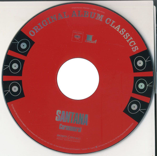 Image of Label Cover of 5xCD - VG+/VG+ - SANTANA, Original Album Classics (Sony BMG Music Entertainment; 88697295502, Europe 2008, Slipcase), , - 3216261C