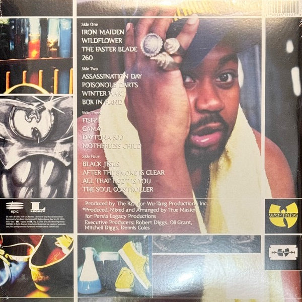 Image of Back Cover of 2xLP - NEW/NEW - GHOSTFACE KILLAH FEATURING RAEKWON AND CAPPADONNA, Ironman (Epic; 19958415921, US 2026 Reissue, Gatefold, Black Vinyl), , - 3856097S