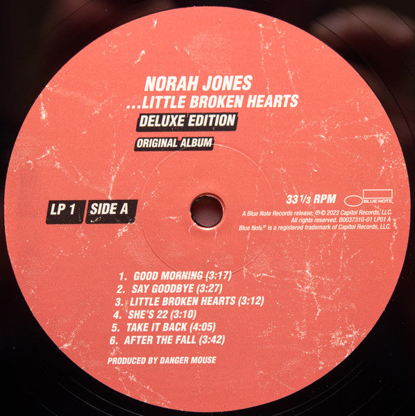 Image of Label Cover of 3xLP - EX/EX - NORAH JONES, ...Little Broken Hearts (Blue Note; B0037310-01, Worldwide 2023 Reissue, Triple Gatefold), Opened instore., - 3226297E