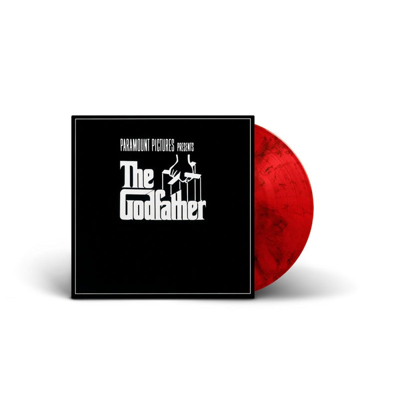 Image of Label Cover of LP - VG+/EX - NINO ROTA, The Godfather (Geffen Records; 0060254712536, USA, Canada & Europe 2026 Reissue, Tri-Gatefold, Limited Edition, Red & Black Marble Vinyl), With hype sticker cut off shrinkwrap., - 3226292E