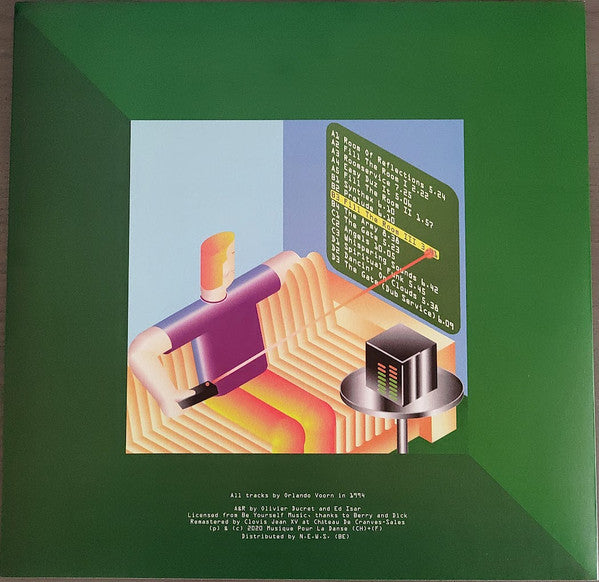 Image of Back Cover of 2xLP - VG+/VG+ - THE LIVING ROOM, Roomservice +3 (Musique Pour La Danse; MPD027, Switzerland 2020, Picture Sleeve), , - 3226418E