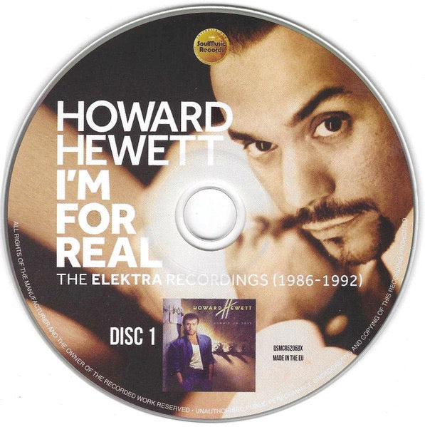 Image of Label Cover of 4xCD - M/M - HOWARD HEWETT, I'm For Real (The Elektra Recordings 1986-1992) (SoulMusic Records; OSMCR-52058X, UK 2022, Clamshell Box Set), Still SEALED In Shrinkwrap, - 3216425C