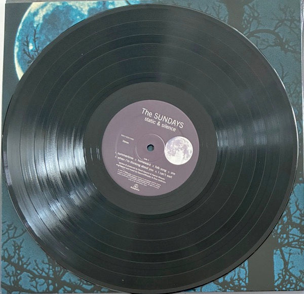 Image of Label Cover of LP - NEW/NEW - THE SUNDAYS, Static & Silence (Parlophone; 5021732511492, UK 2026 Reissue, Black Vinyl), , Their final album is a bright, polished farewell that embraces a warmer, folk-tinged pop sound, complete with the occasional addition of horns and strings. It includes tracks such as Summertime, arguably one of the most radiant singles of the 1990s, as well as Cry and When I m Thinking About You. Long out of print, the much-loved and critically acclaimed catalogue of The Sundays