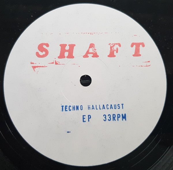 Image of Front Cover of 12" - /VG - SHAFT, Techno Hallacaust EP (Bassic ; BASS 6T, UK 1991), light marks only, - 3346048S
