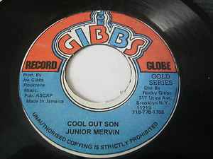 Image of Front Cover of 7" - /VG+ - JUNIOR MURVIN, Cool Out Son (Joe Gibbs Record Globe; none, US ), WOL. Light marks., - 3356032S