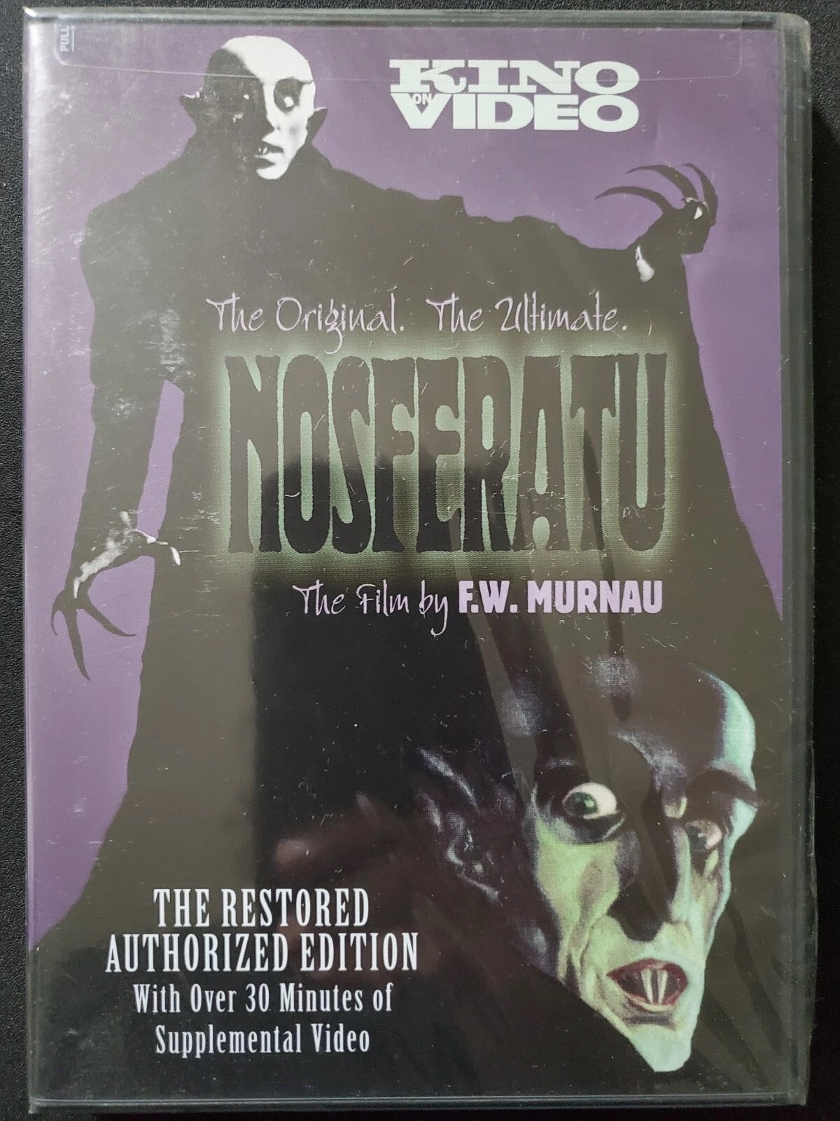 Image of Front Cover of DVD - VG+/VG+ - F.W. MURNAU, Nosferatu (Kino Video; K253, US 2002 Reissue, Region 1), , - 3316327C