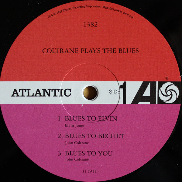 Image of Label Cover of LP - VG+/VG - JOHN COLTRANE, Coltrane Plays The Blues (Atlantic; 081227945206, Worldwide 2017), , - 3326209E