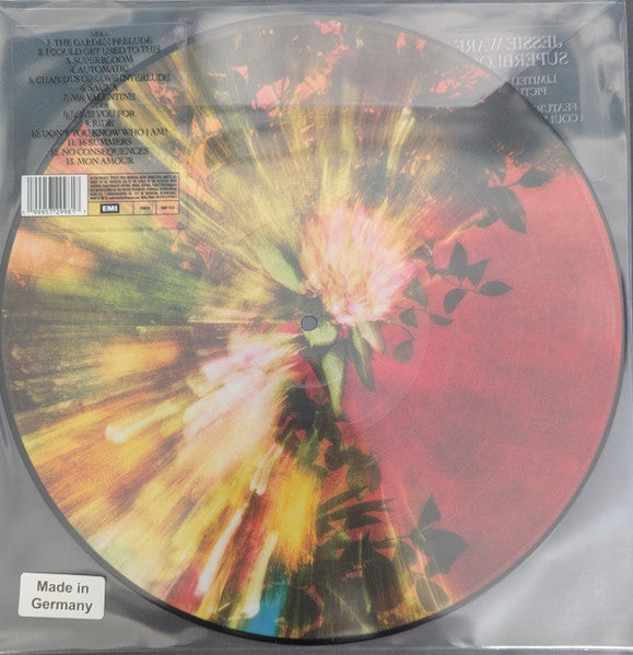 Image of Back Cover of LP - EX/EX - JESSIE WARE, Superbloom (EMI; EMIVY 2152, Europe 2026, Clear Plastic Stickered Sleeve, Picture Disc, Limited official website only release), , - 3346284S