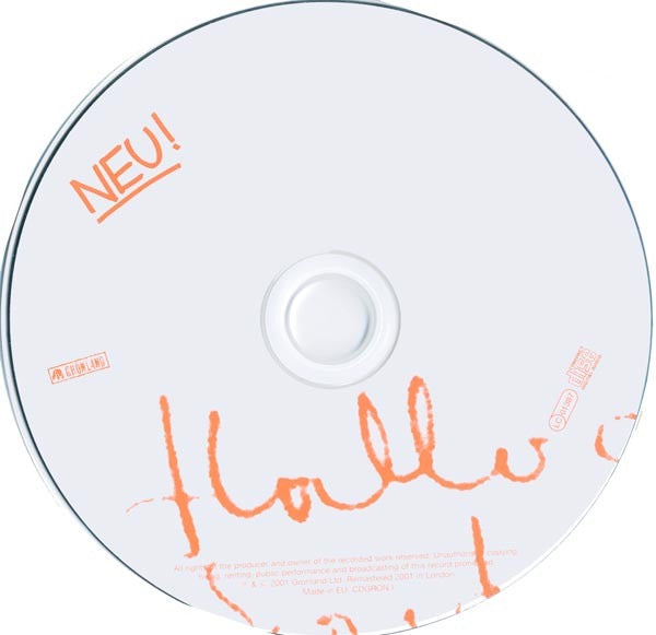 Image of Label Cover of CD - VG+/VG+ - NEU!, Neu! (Gr nland Records; CDGRON I, Europe , Jewel Case), , - 3316571C
