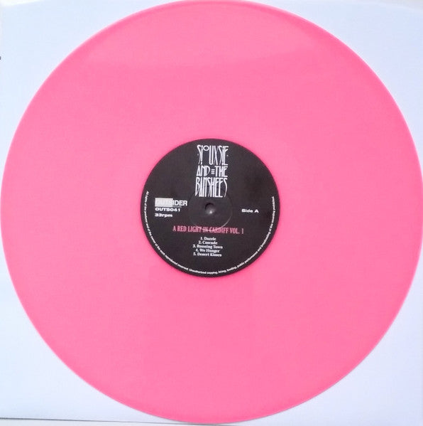 Image of Label Cover of LP - VG+/VG+ - SIOUXSIE AND THE BANSHEES, A Red Light In Cardiff Vol. 1 (Outsider Records; OUTS041, UK 2024, Pink Vinyl), Still In Opened Shrinkwrap With Hype Sticker, - 3446004S