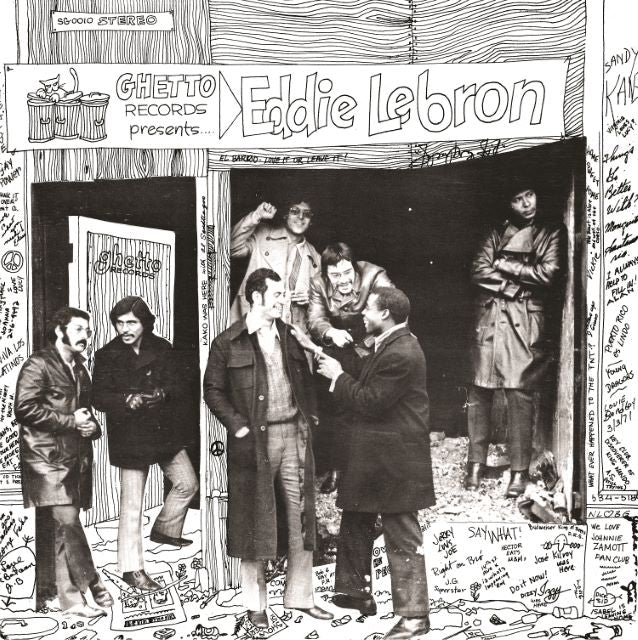 Image of Front Cover of LP - NEW/NEW - EDDIE LEBRON, Ghetto Records Presents (Now-Again Records; NA5229LP, UK 2026 Reissue), , Now-Again Records presents catalog-wide reissues of Latin music propellant Joe Bataan’s legendary Ghetto Records. First up in the series - Heavy Salsa and Latin Soul from Puerto Rico-born pianist Eddie Lebron and Orquesta Suave, the album that kickstarted Ghetto Records. Ghetto Records was Joe Bataan’s way to get over on “The Man” and out of the ‘hood, a bold move by an artist looki