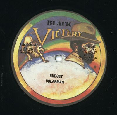 Image of Front Cover of 12" - VG/EX - COLOUR MAN, Budget (Black Victory ; ADM 085, US 1986, Reggae Disco 45 Sleeve), Looks unplayed., - 3426134E
