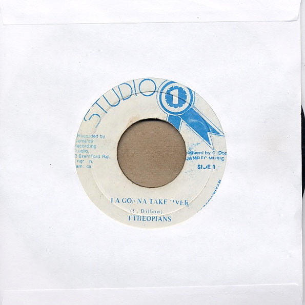 Image of Front Cover of 7" - /VG+ - THE ETHIOPIANS / JACKIE MITTOO AND THE SOUL BROTHERS, I A Gonna Take Over / Home Made (Studio One; , Jamaica 1980s Reissue), S1 press imperfections, SWOL., - 3416408C