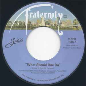 Image of Label Cover of 7" - EX/EX - SIDIBE, What Should One Do (Fraternity Music Group; F-5432, US 2019, Picture sleeve, With postcard), , - 3556035S