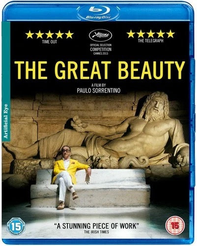 Image of Front Cover of Blu-Ray - VG+/VG+ - PAOLO SORRENTINO, The Great Beauty (Artificial Eye; ART087BD, UK 2013), , - 3516174C