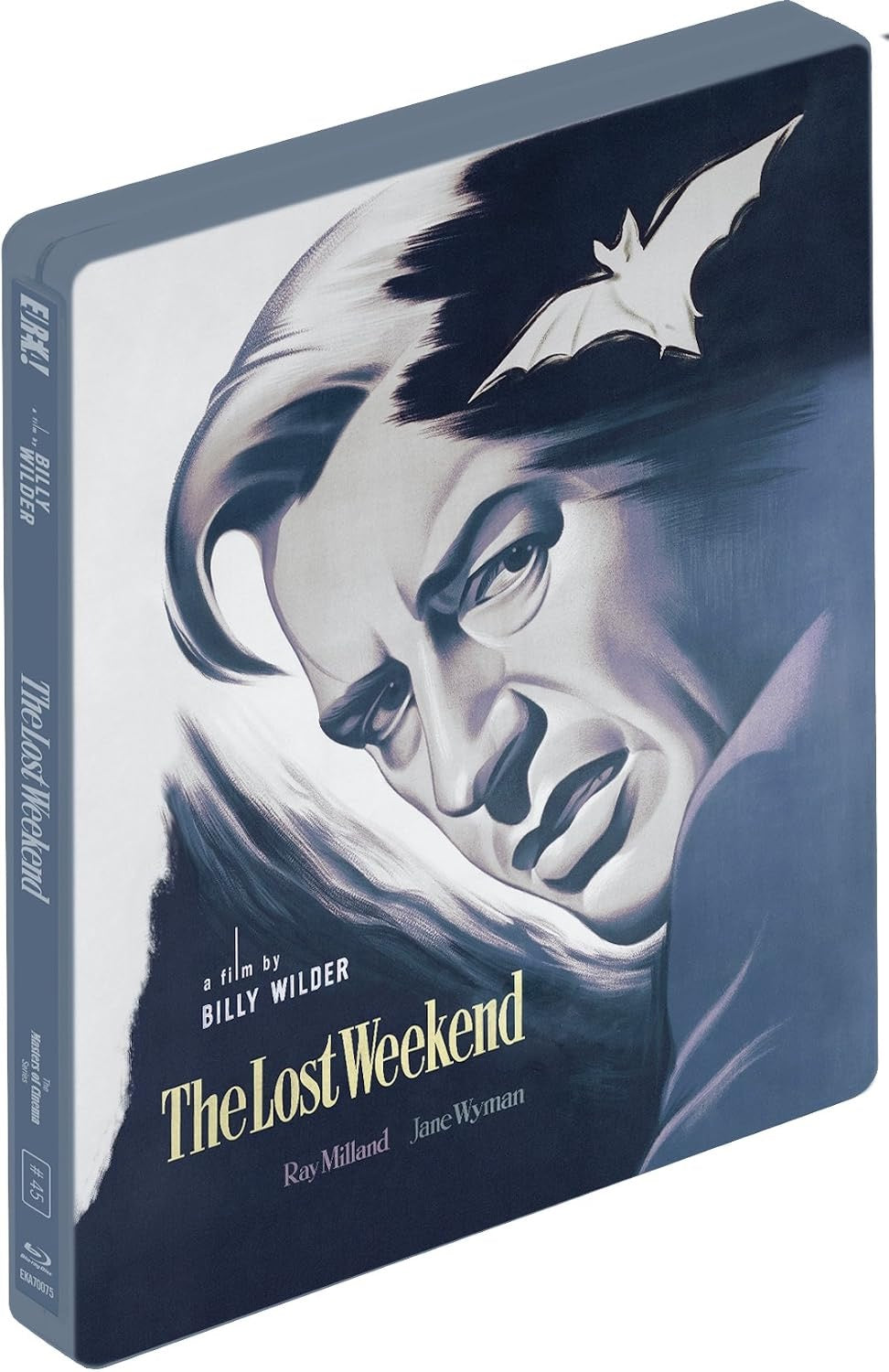 Image of Front Cover of Blu-Ray - VG+/VG+ - BILLY WILDER, The Lost Weekend (Eureka!; EKA70075, UK 2012 Reissue, SteelBook, Booklet & Info Sheet), , - 3516299C