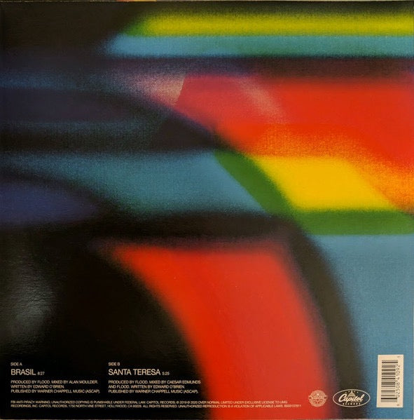Image of Back Cover of 12" - EX/VG+ - ED O'BRIEN EOB, Brasil (Capitol Records; B003137911, UK/US 2020, Picture Sleeve, Radiohead), Still In Opened Shrinkwrap, - 3516685C